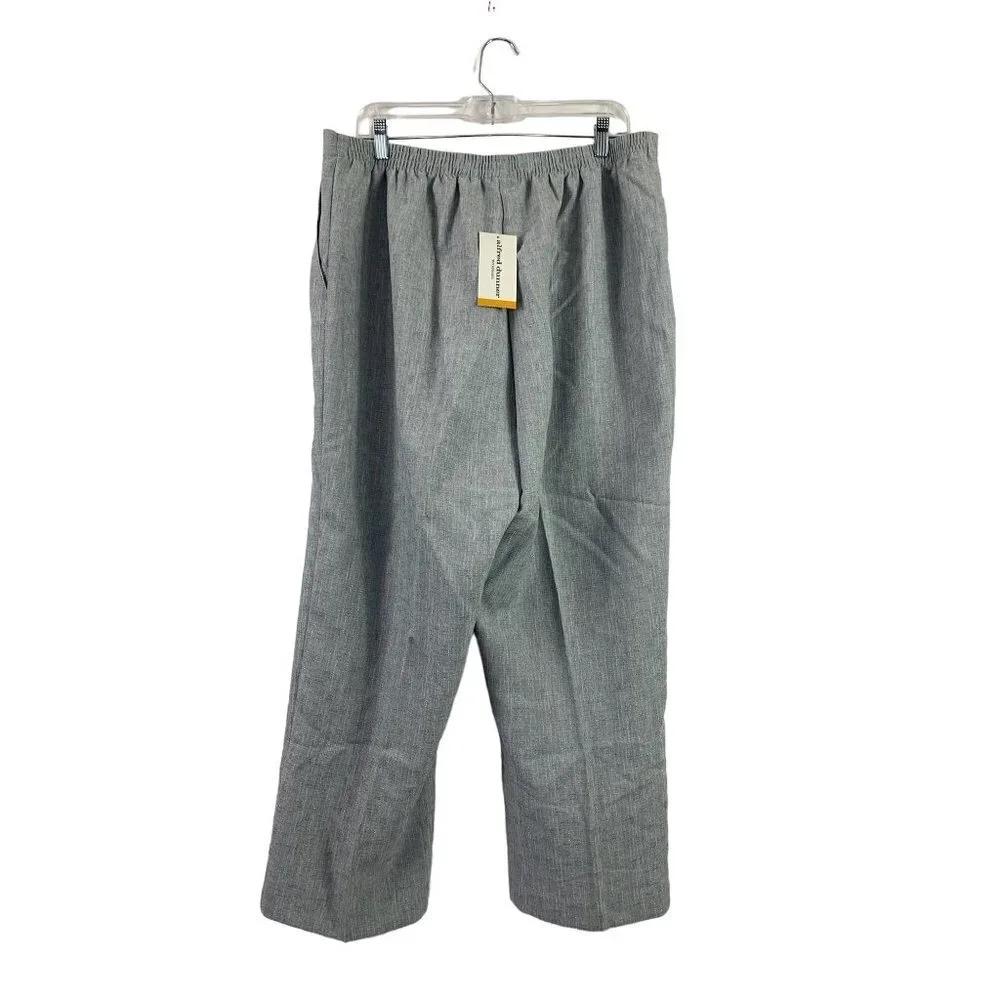 Alfred Dunner Women's Classic Grey Pants